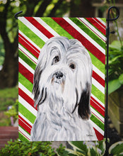 Load image into Gallery viewer, Havanese Candy Cane Christmas Garden Flag - Outdoor Decorative Yard Flag SC9809GF