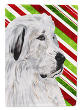 Load image into Gallery viewer, Great Pyrenees Candy Cane Christmas Garden Flag - Outdoor Decorative Yard Flag SC9810GF