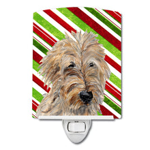 Load image into Gallery viewer, Golden Doodle 2 Candy Cane Christmas Ceramic Night Light SC9811CNL