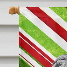 Load image into Gallery viewer, Scottish Deerhound Candy Cane Christmas Flag Canvas House Size SC9813CHF
