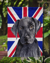 Load image into Gallery viewer, Labrador with English Union Jack British Flag Garden Flag - Outdoor Decorative Yard Flag