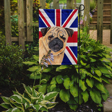 Load image into Gallery viewer, Pug with English Union Jack British Flag Garden Flag – Decorative Outdoor Yard Flag SC9828GF