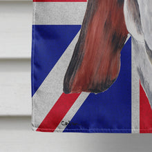 Load image into Gallery viewer, Basset Hound with English Union Jack British Flag Flag Canvas House Size SC9829CHF