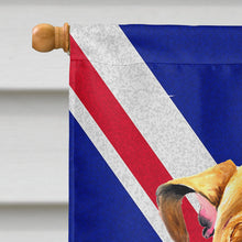 Load image into Gallery viewer, Bulldog English with English Union Jack British Flag Flag Canvas House Size SC9831CHF