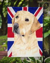 Load image into Gallery viewer, Labrador with English Union Jack British Flag Garden Flag - Outdoor Decorative Yard Flag SC9833GF