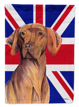 Load image into Gallery viewer, Vizsla with English Union Jack British Flag Flag Canvas House Size SC9835CHF