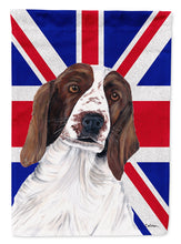 Load image into Gallery viewer, Springer Spaniel with English Union Jack British Flag Flag Canvas House Size SC9837CHF
