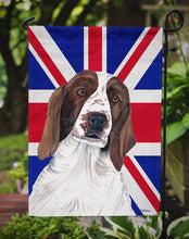 Load image into Gallery viewer, Springer Spaniel with English Union Jack British Flag Garden Flag - Outdoor Decorative Yard Flag
