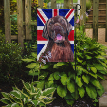Load image into Gallery viewer, Labrador with English Union Jack British Flag Garden Flag - Outdoor Decorative Yard Flag SC9841GF
