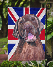 Load image into Gallery viewer, Labrador with English Union Jack British Flag Garden Flag - Outdoor Decorative Yard Flag SC9841GF