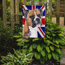 Load image into Gallery viewer, Boxer with English Union Jack British Flag Garden Flag - Outdoor Decorative Yard Flag SC9847GF