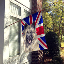 Load image into Gallery viewer, Belgian Tervuren with English Union Jack British Flag Flag Canvas House Size SC9849CHF