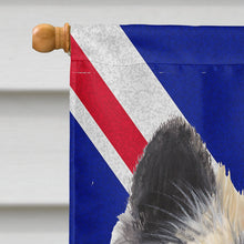 Load image into Gallery viewer, Belgian Tervuren with English Union Jack British Flag Flag Canvas House Size SC9849CHF