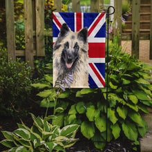 Load image into Gallery viewer, Belgian Tervuren with English Union Jack British Flag Garden Flag - Outdoor Decorative Yard Flag SC9849GF