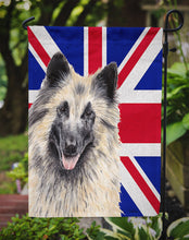 Load image into Gallery viewer, Belgian Tervuren with English Union Jack British Flag Garden Flag - Outdoor Decorative Yard Flag SC9849GF