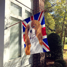 Load image into Gallery viewer, Cavalier Spaniel with English Union Jack British Flag Flag Canvas House Size SC9851CHF