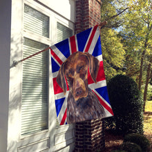 Load image into Gallery viewer, German Shorthaired Pointer with English Union Jack British Flag Flag Canvas House Size SC9852CHF