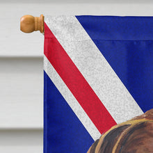 Load image into Gallery viewer, German Shorthaired Pointer with English Union Jack British Flag Flag Canvas House Size SC9852CHF