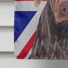 Load image into Gallery viewer, German Shorthaired Pointer with English Union Jack British Flag Flag Canvas House Size SC9852CHF
