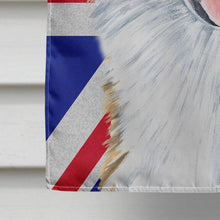 Load image into Gallery viewer, Australian Shepherd with English Union Jack British Flag Flag Canvas House Size SC9854CHF