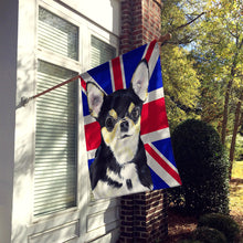 Load image into Gallery viewer, Chihuahua with English Union Jack British Flag Flag Canvas House Size SC9856CHF