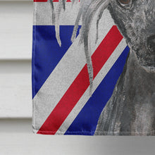 Load image into Gallery viewer, Chinese Crested with English Union Jack British Flag Flag Canvas House Size SC9857CHF