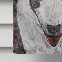 Load image into Gallery viewer, Bull Terrier with Engish Union Jack British Flag Flag Canvas House Size SC9861CHF
