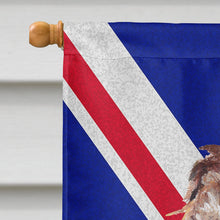 Load image into Gallery viewer, Boykin Spaniel with Engish Union Jack British Flag Flag Canvas House Size SC9862CHF