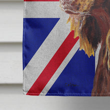 Load image into Gallery viewer, Boykin Spaniel with Engish Union Jack British Flag Flag Canvas House Size SC9862CHF