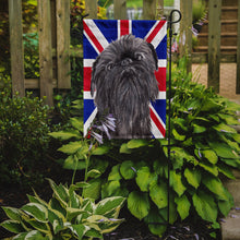 Load image into Gallery viewer, Brussels Griffon with Engish Union Jack British Flag Garden Flag - Outdoor Decorative Yard Flag SC9863GF