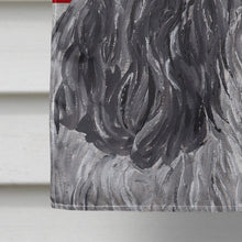 Load image into Gallery viewer, Black Cocker Spaniel with Engish Union Jack British Flag Flag Canvas House Size SC9868CHF