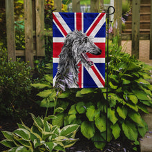 Load image into Gallery viewer, Scottish Deerhound with English Union Jack British Flag Garden Flag - Outdoor Decorative Yard Flag SC9871GF