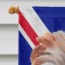 Load image into Gallery viewer, Norfolk Terrier with English Union Jack British Flag Flag Canvas House Size SC9875CHF