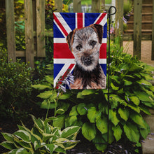 Load image into Gallery viewer, Norfolk Terrier Puppy with English Union Jack British Flag Garden Flag - Outdoor Decorative Yard Flag SC9876GF