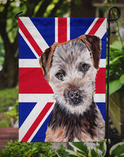 Load image into Gallery viewer, Norfolk Terrier Puppy with English Union Jack British Flag Garden Flag - Outdoor Decorative Yard Flag SC9876GF