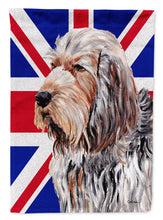 Load image into Gallery viewer, Otterhound with English Union Jack British Flag Garden Flag – Decorative Outdoor Yard Flag SC9879GF