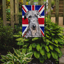 Load image into Gallery viewer, Scottish Deerhound with English Union Jack British Flag Garden Flag - Outdoor Decorative Yard Flag SC9881GF