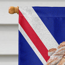 Load image into Gallery viewer, Shar Pei with English Union Jack British Flag Flag Canvas House Size SC9892CHF