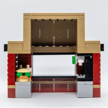 Load image into Gallery viewer, Brick-Fil-A Stand with Employee Minifig
