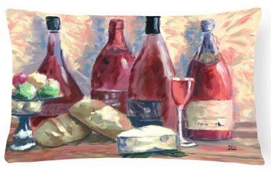 Wine and Cheese by David Smith Fabric Decorative Pillow SDSM0127PW1216