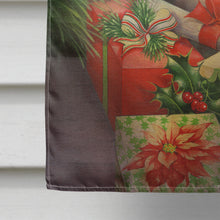 Load image into Gallery viewer, Cavalier Spaniels and Christmas Presents Flag Canvas House Size SDSQ0303CHF