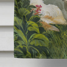 Load image into Gallery viewer, Yellow Labradors by Don Squires Flag Canvas House Size SDSQ0431CHF