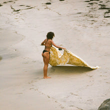 Load image into Gallery viewer, Botanical Waves Oversized Beach Blanket