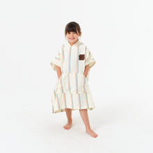 Load image into Gallery viewer, Baja Stripe Kids Poncho