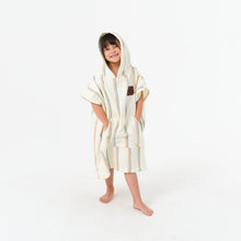 Load image into Gallery viewer, Baja Stripe Kids Poncho