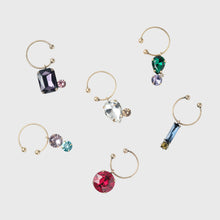Load image into Gallery viewer, Jeweled wine charms