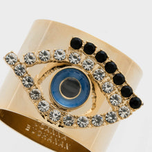 Load image into Gallery viewer, Evil eye napkin rings, set of two