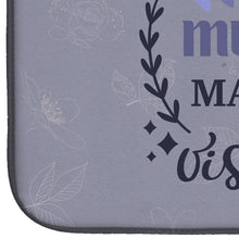 Load image into Gallery viewer, Dance is music made visible Dish Drying Mat – Absorbent, Artistic Kitchen Essentials