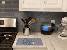 Load image into Gallery viewer, Dance is music made visible Glass Cutting Boards – Durable, Decorative Kitchen Art Large