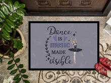 Load image into Gallery viewer, Dance is music made visible Doormat - 18x27 Decorative Floor Mat – Indoor/Outdoor Rug with Artistic Flair